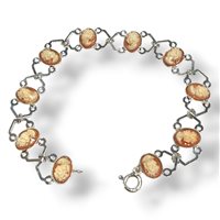 Pulsera Mandile 1922 Mujer Cammei  in Plata Conchiglia 2MBRCM18